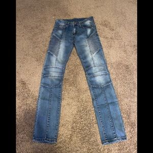Skinny fit biker jeans👖✅